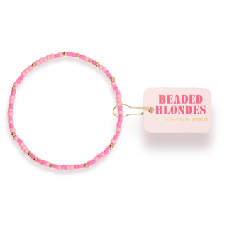 Hot Pink Sprinkle Bracelet-Bracelets-Beaded Blondes-Summit Lane Boutique, Women's Apparel and Gifts located in Grand Rapids, MI