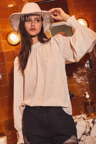 Macy Sheer Chiffon Blouse-Blouse-Oddi-Summit Lane Boutique, Women's Apparel and Gifts located in Grand Rapids, MI