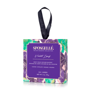 Violet Leaf Boxed Flower-Bath & Body-Spongellé-Summit Lane Boutique, Women's Apparel and Gifts located in Grand Rapids, MI