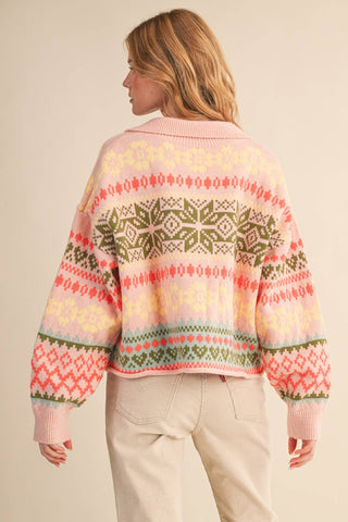Dakota Fair Isle Sweater-Sweaters-&MERCI-Summit Lane Boutique, Women's Apparel and Gifts located in Grand Rapids, MI