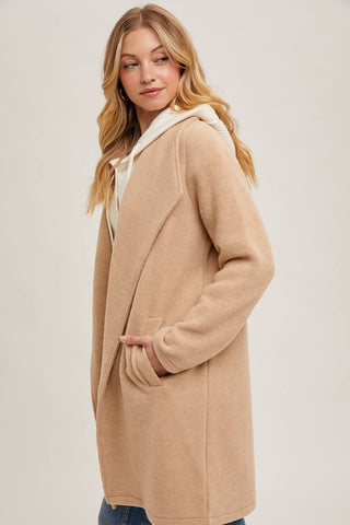 Sally Long Line Jacket-Jackets-Bluivy-Summit Lane Boutique, Women's Apparel and Gifts located in Grand Rapids, MI