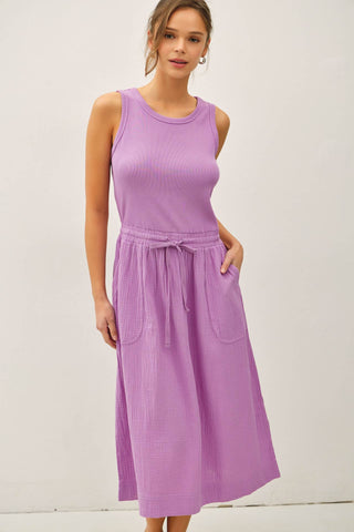 Lana Midi Dress-Dresses-Be Cool-Summit Lane Boutique, Women's Apparel and Gifts located in Grand Rapids, MI