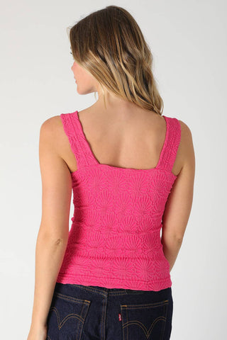 Lace Textured Square Top-Tank Top-NIKIBIKI-Summit Lane Boutique, Women's Apparel and Gifts located in Grand Rapids, MI