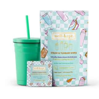 Straw + Tumbler Wipes– 16 Count-Well-Kept, Screen Wipes-Summit Lane Boutique, Women's Apparel and Gifts located in Grand Rapids, MI