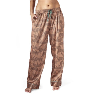 Feline Comfy Satin Pajama Pants