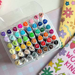 Dual Tip Art Markers Set by Callie Danielle-Stationary Supplies-Callie Danielle-Summit Lane Boutique, Women's Apparel and Gifts located in Grand Rapids, MI