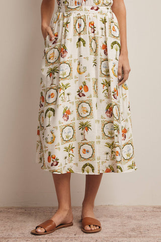 Riviera Market Midi Skirt-Skirts-Forte-Summit Lane Boutique, Women's Apparel and Gifts located in Grand Rapids, MI