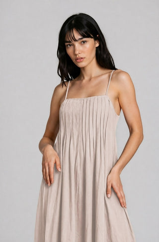 Ariana Pintuck Pleated Maxi-Dresses-Blu Pepper-Summit Lane Boutique, Women's Apparel and Gifts located in Grand Rapids, MI