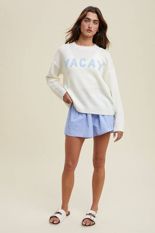 Vacay Sweater-Sweaters-Wishlist Apparel-Summit Lane Boutique, Women's Apparel and Gifts located in Grand Rapids, MI