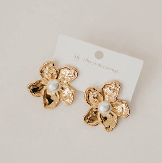 Georgia Flower Earrings - WATERPROOF-Earrings-Pretty Simple-Summit Lane Boutique, Women's Apparel and Gifts located in Grand Rapids, MI