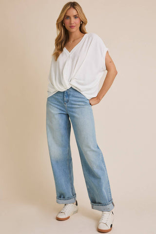 Blair Button Up-Short Sleeves-GILLI-Summit Lane Boutique, Women's Apparel and Gifts located in Grand Rapids, MI