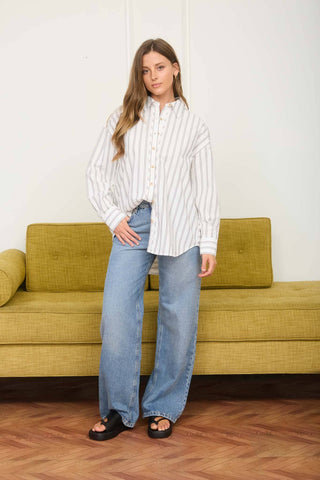 Camden Collard Long Sleeve-Long Sleeves-J.O.A-Summit Lane Boutique, Women's Apparel and Gifts located in Grand Rapids, MI