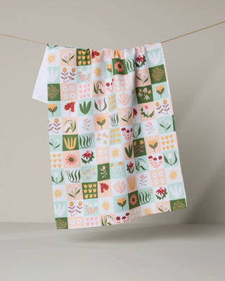 Patchwork Garden Tea Towel-Kitchen Towel-Geometry-Summit Lane Boutique, Women's Apparel and Gifts located in Grand Rapids, MI