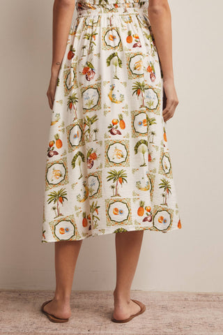 Riviera Market Midi Skirt-Skirts-Forte-Summit Lane Boutique, Women's Apparel and Gifts located in Grand Rapids, MI
