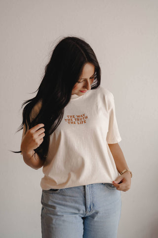 The Way Tee | Christian Tee-Graphic Tees-Dear Heart-Summit Lane Boutique, Women's Apparel and Gifts located in Grand Rapids, MI