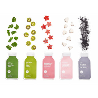 Raw Juice Cleanse Mask Set-Bath & Body-ESW Beauty-Summit Lane Boutique, Women's Apparel and Gifts located in Grand Rapids, MI
