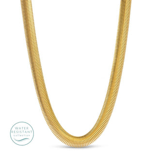 Wide Flex Snake Chain - Water Resistant-Necklaces-Splendid Iris-Summit Lane Boutique, Women's Apparel and Gifts located in Grand Rapids, MI