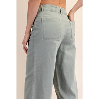 Kaylee Wide Leg Crop-Pants-Rae Mode-Summit Lane Boutique, Women's Apparel and Gifts located in Grand Rapids, MI