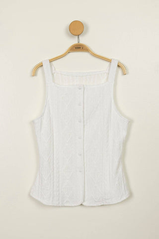 Courney Sleeveless Top-Sleeveless-VERY J-Summit Lane Boutique, Women's Apparel and Gifts located in Grand Rapids, MI
