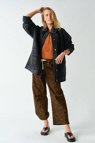 Boxy-Cut Denim Jacket-Jackets-Mono B-Summit Lane Boutique, Women's Apparel and Gifts located in Grand Rapids, MI