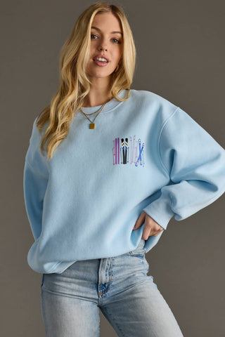 Apres Ski Club Sweatshirt-Sweatshirt-Panache Apparel Co.-Summit Lane Boutique, Women's Apparel and Gifts located in Grand Rapids, MI