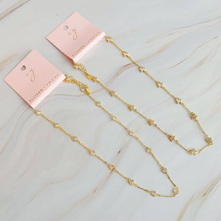 Oh My Shaped Sparkling Necklace-Necklaces-Ellison+Young-Summit Lane Boutique, Women's Apparel and Gifts located in Grand Rapids, MI