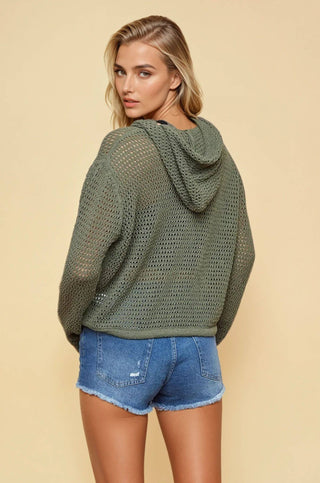 Bobbi Open Knit Sweater-Cardigans-Doe and Rae-Summit Lane Boutique, Women's Apparel and Gifts located in Grand Rapids, MI