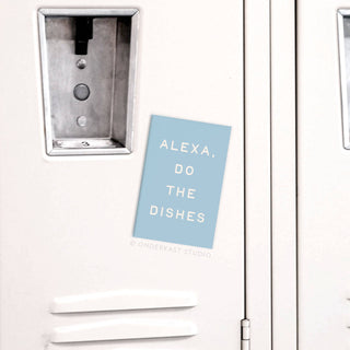 Alexa Do the Dishes Rectangle Magnet-Onderkast Studio-Summit Lane Boutique, Women's Apparel and Gifts located in Grand Rapids, MI