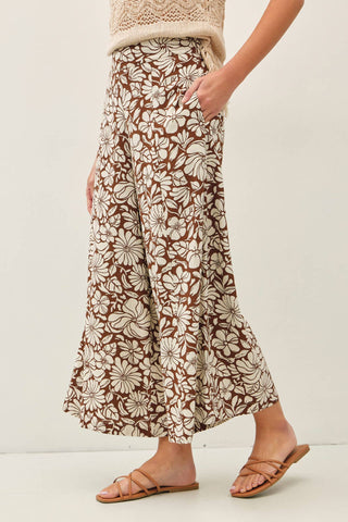 Bloom Wide Leg Cropped Pants-Pants-Be Cool-Summit Lane Boutique, Women's Apparel and Gifts located in Grand Rapids, MI