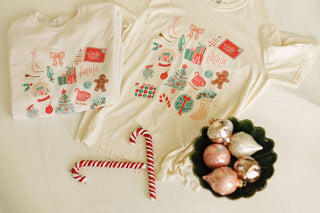 Christmas Collage Graphic Tee-Graphic Tees-Whitney | Chaudoin Creations-Summit Lane Boutique, Women's Apparel and Gifts located in Grand Rapids, MI