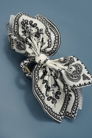 PAISLEY BOHO VINTAGE HAIR CLAW CLIPS | 40H913-JOSSLYN by Wall to Wall-Summit Lane Boutique, Women's Apparel and Gifts located in Grand Rapids, MI