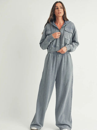 Mineral Wash Sweatpants-Sweatpants-Elle Grey-Summit Lane Boutique, Women's Apparel and Gifts located in Grand Rapids, MI