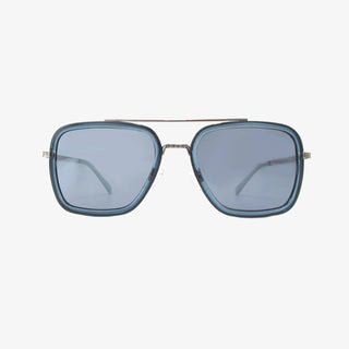 LEX DENIM Polarized Navigator Metal Sunglasses-Sunglasses-Kohv Eyewear-Summit Lane Boutique, Women's Apparel and Gifts located in Grand Rapids, MI