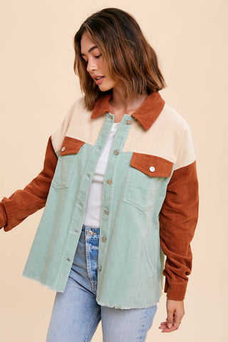 The Rory Colorblock Shacket-Jackets-In Loom-Summit Lane Boutique, Women's Apparel and Gifts located in Grand Rapids, MI