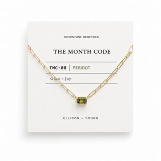 The Month Code Birthstone Necklace Collection-Necklaces-Ellison+Young-Summit Lane Boutique, Women's Apparel and Gifts located in Grand Rapids, MI