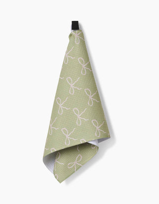 Lattice Bows Bar Towel-Kitchen Towel-Geometry-Summit Lane Boutique, Women's Apparel and Gifts located in Grand Rapids, MI