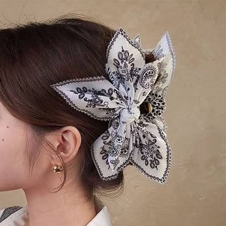 PAISLEY BOHO VINTAGE HAIR CLAW CLIPS | 40H913-JOSSLYN by Wall to Wall-Summit Lane Boutique, Women's Apparel and Gifts located in Grand Rapids, MI