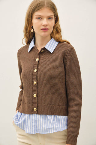 The Caroline Layered Cardigan-Cardigans-Be Cool-Summit Lane Boutique, Women's Apparel and Gifts located in Grand Rapids, MI