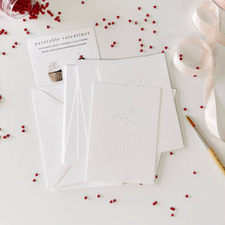 Sweet treats paintable valentines-Stationary-emily lex studio-Summit Lane Boutique, Women's Apparel and Gifts located in Grand Rapids, MI