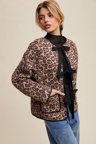 Lorelai Leopard Jacket-Jackets-Listicle-Summit Lane Boutique, Women's Apparel and Gifts located in Grand Rapids, MI