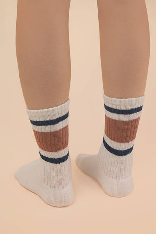 Color Block Crew Socks-Socks-VERY J-Summit Lane Boutique, Women's Apparel and Gifts located in Grand Rapids, MI