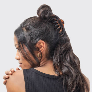 Recycled Plastic Octopus Claw Clips 2pc - Black & Tort-Hair Accessories-KITSCH-Summit Lane Boutique, Women's Apparel and Gifts located in Grand Rapids, MI