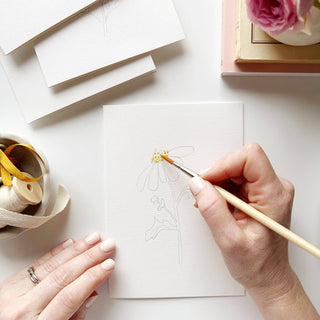 Garden flowers paintable notecards-Stationary-emily lex studio-Summit Lane Boutique, Women's Apparel and Gifts located in Grand Rapids, MI