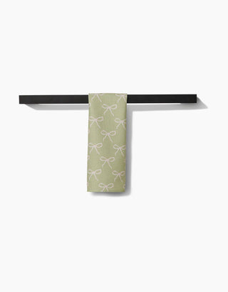 Lattice Bows Bar Towel-Kitchen Towel-Geometry-Summit Lane Boutique, Women's Apparel and Gifts located in Grand Rapids, MI