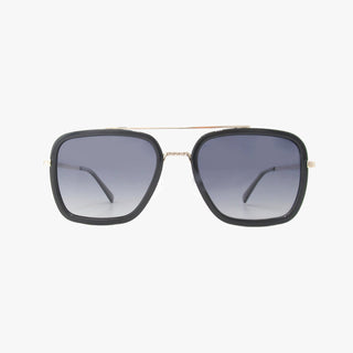 LEX MIDNIGHT Polarized Navigator Metal Sunglasses-Sunglasses-Kohv Eyewear-Summit Lane Boutique, Women's Apparel and Gifts located in Grand Rapids, MI