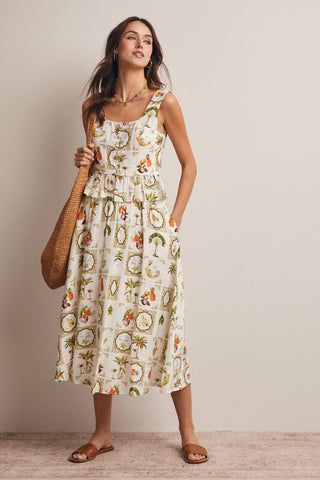 Riviera Market Midi Skirt-Skirts-Forte-Summit Lane Boutique, Women's Apparel and Gifts located in Grand Rapids, MI