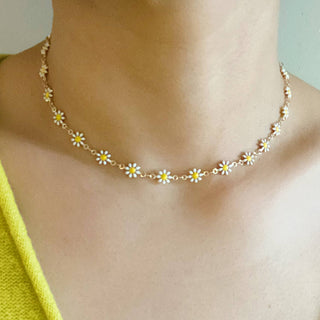 All Around Daisy Necklace-Necklaces-Ellison+Young-Summit Lane Boutique, Women's Apparel and Gifts located in Grand Rapids, MI