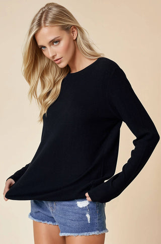 Cleo Soft Knit Long Sleeve-Long Sleeves-Doe and Rae-Summit Lane Boutique, Women's Apparel and Gifts located in Grand Rapids, MI