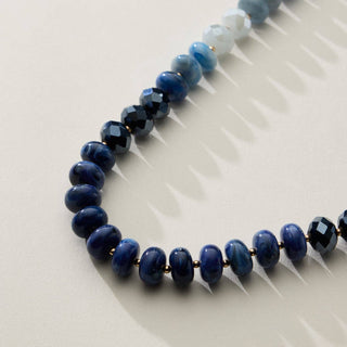 Mixed Bead Short Necklace with Adjustable Length-Necklaces-Frem-Summit Lane Boutique, Women's Apparel and Gifts located in Grand Rapids, MI
