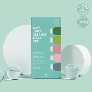 Raw Juice Cleanse Mask Set-Bath & Body-ESW Beauty-Summit Lane Boutique, Women's Apparel and Gifts located in Grand Rapids, MI
